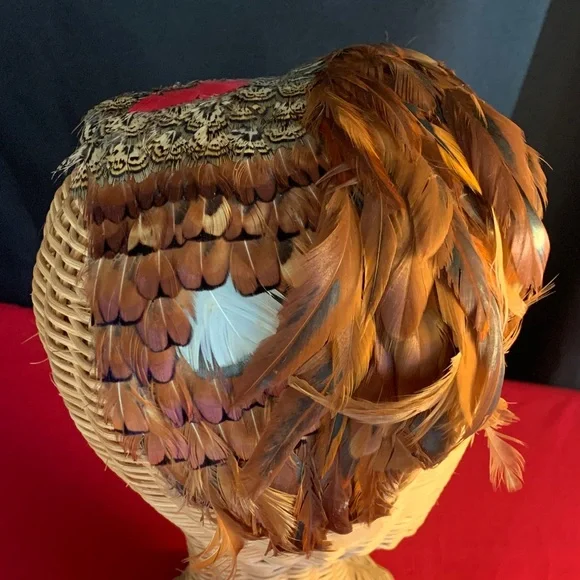 Vintage Feather Hat/Headband - Picture 3 of 8